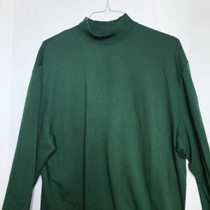 Daniel Cremieux green mock tutrtleneck NWT