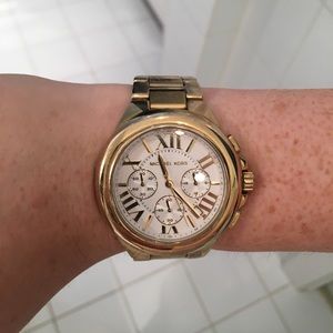 Michael Kors Oversized Bradshaw Gold-Tone Watch