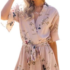 Flowy Floral Romper