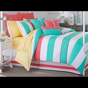 Southern tide cabana stripped comforter set