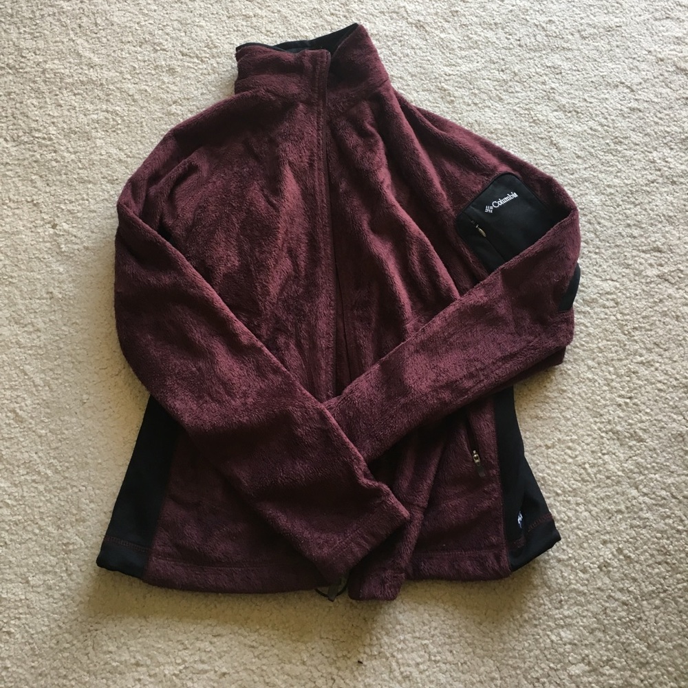 Maroon Columbia fleece