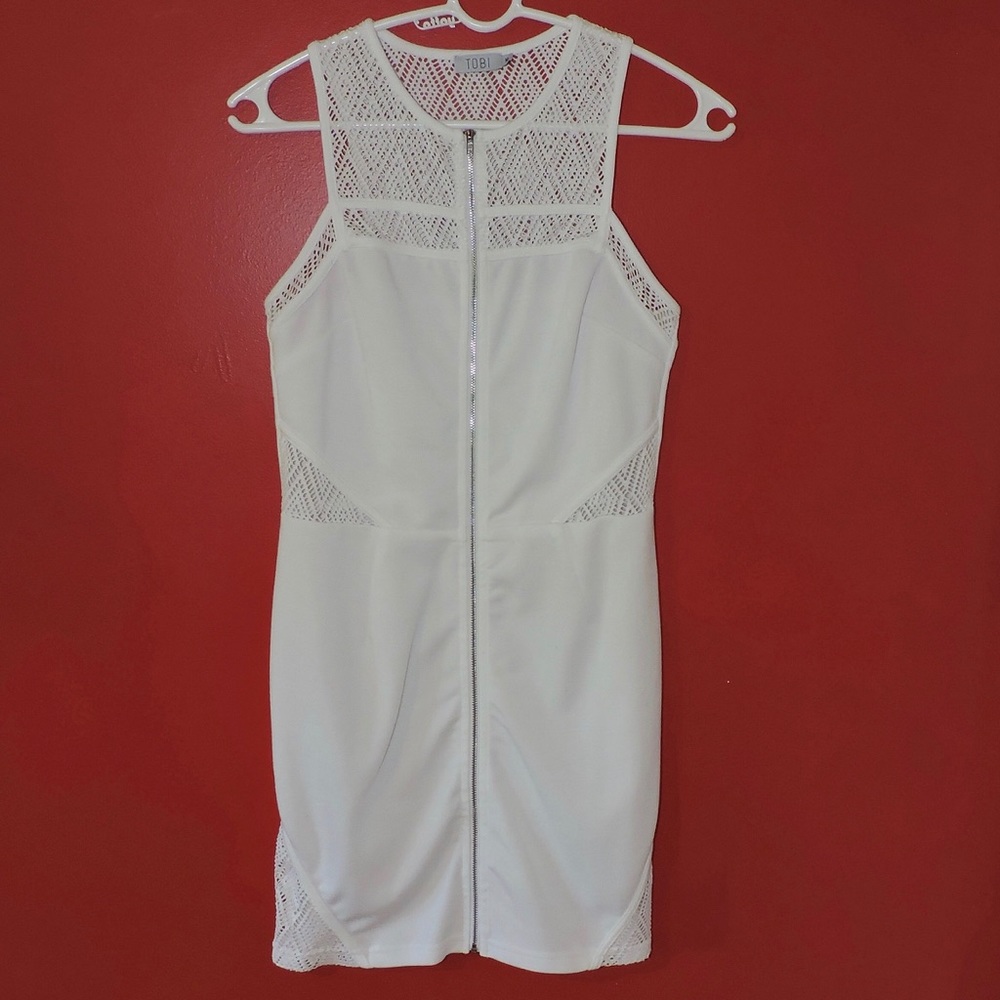 White cocktail dress