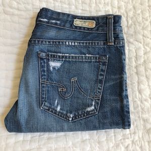 AG Adriano Goldschmied Ex-Boyfriend Cropped Jeans