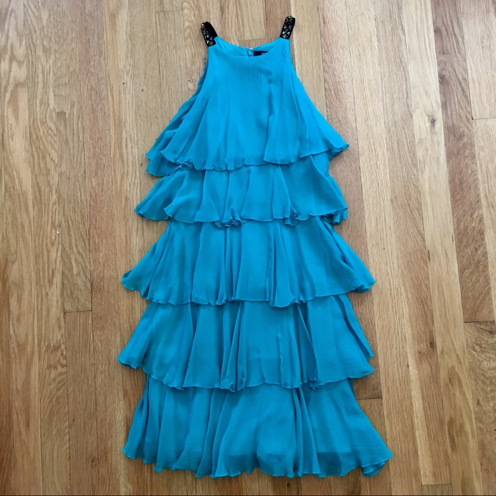 NWT BCBGMaxAzria Silk-Chiffon Dress