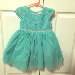 Easter Dress 🌈 Blue sparkle tulle dress