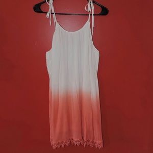 Ombré mini dress