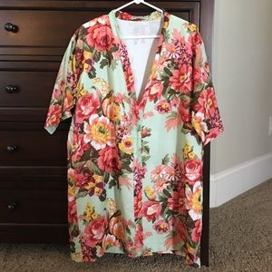 Floral robe