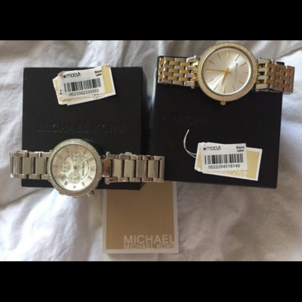 Michael kors two toned watch NEW