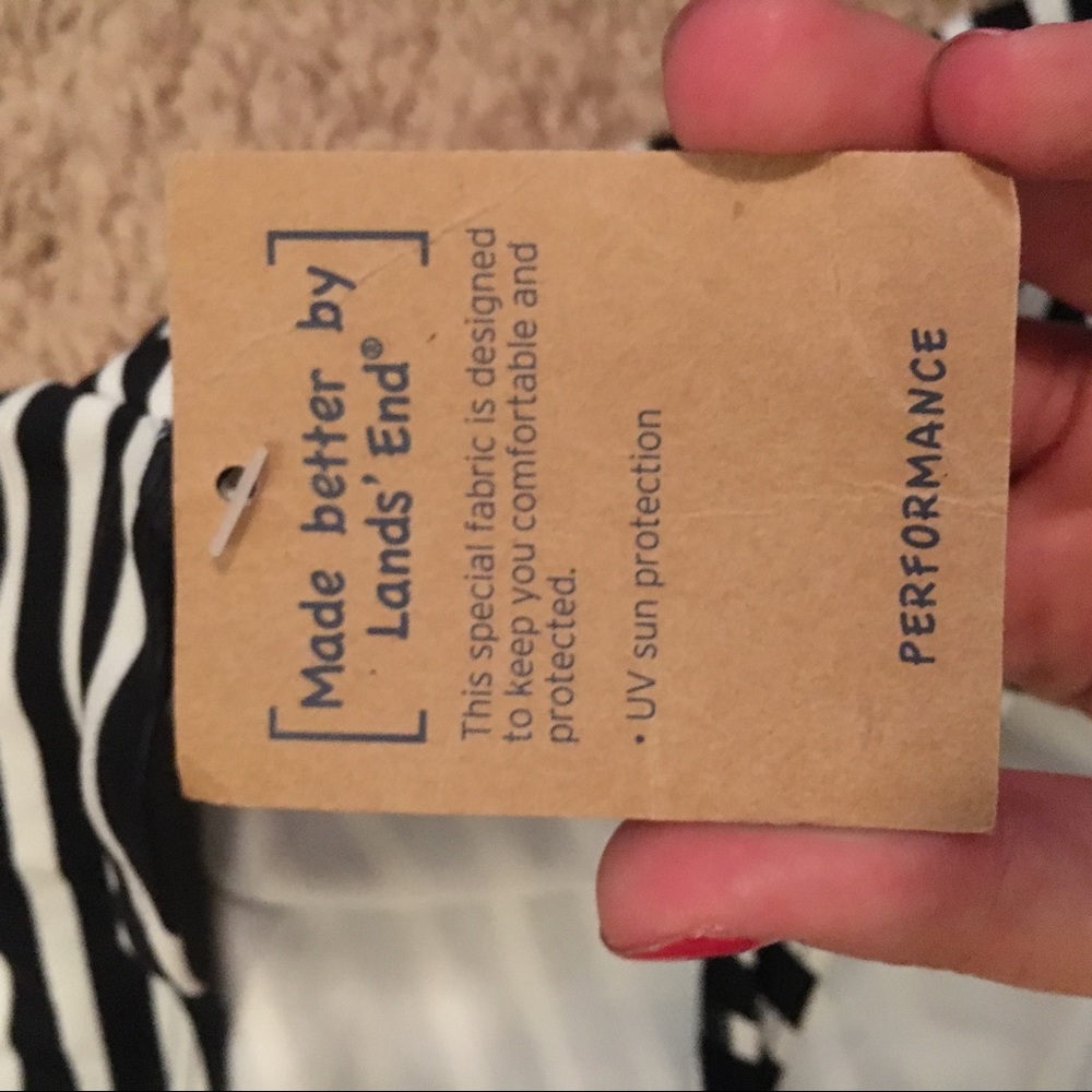 Lands ends swim shirt