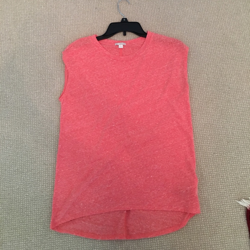 Coral pink tank top
