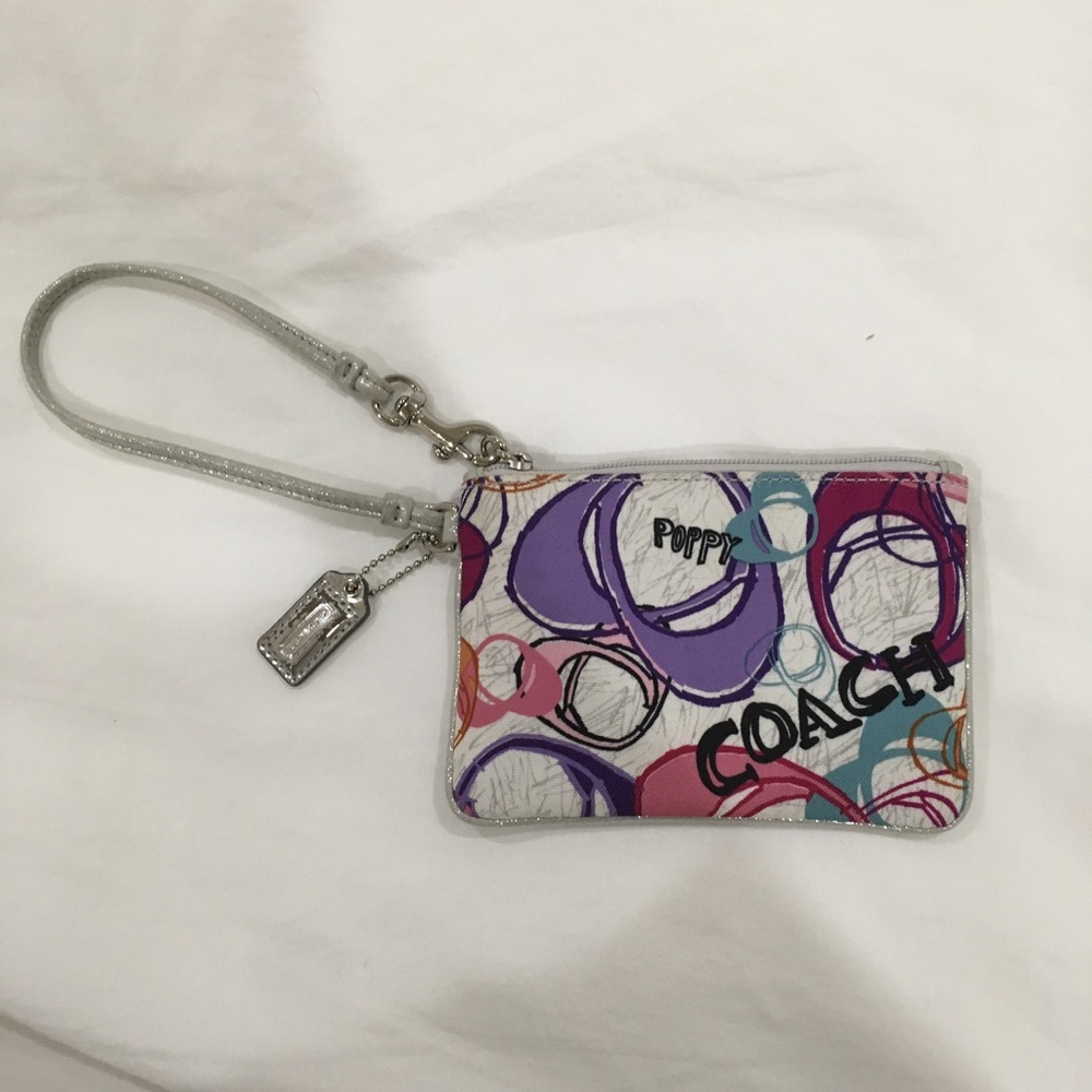 COACH Corner Zip Wristlet