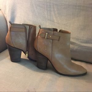 Coach Leather Ankle Boots