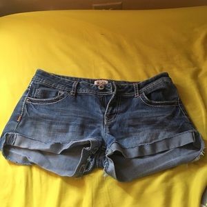 Denim shorts