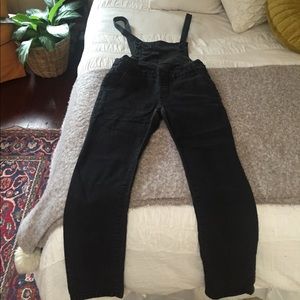Free people black overalls