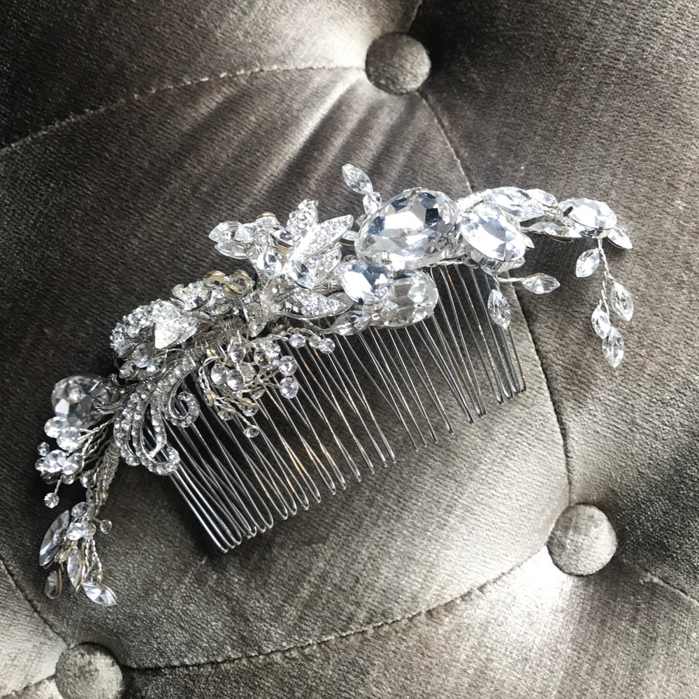 Beautiful crystal head piece