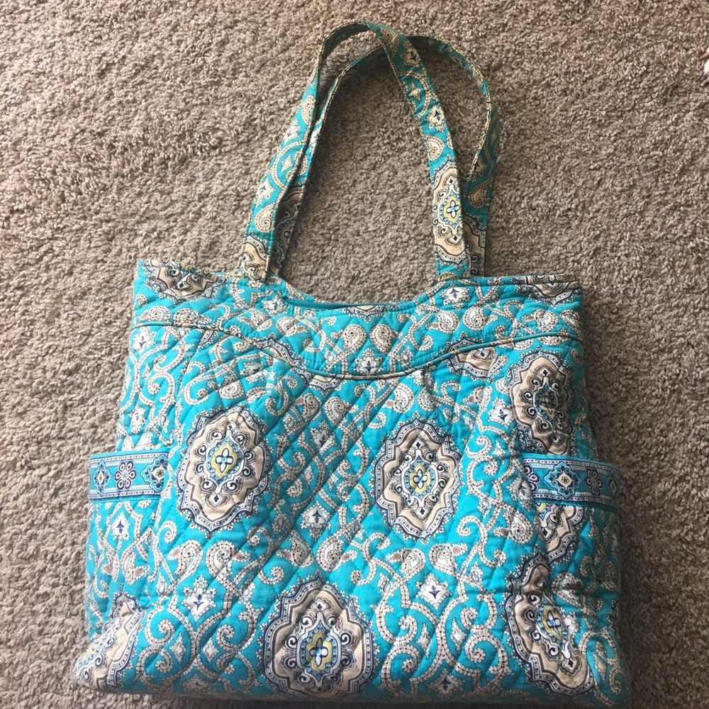 Very Bradley pleated tote