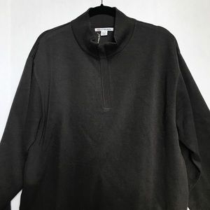 Brown Cutter & Buck half zip NWT