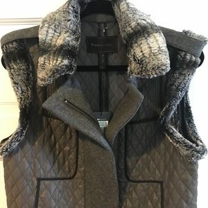 BCBGMaxazria Archer vest coat jacket