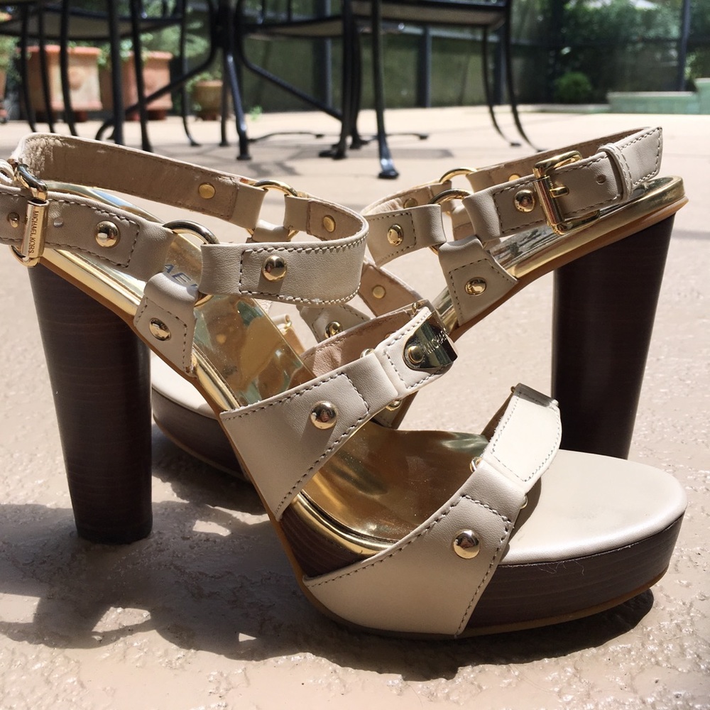 Michael Kors chunky heel