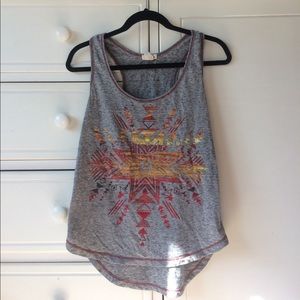 Tribal pattern tank