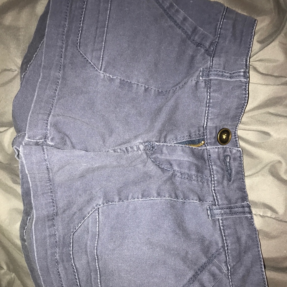 Blue jean shorts