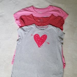 Set of 3 Girls T-shirts Size 10