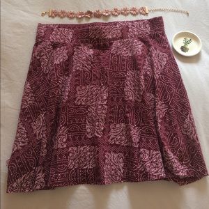 Pattern skirt