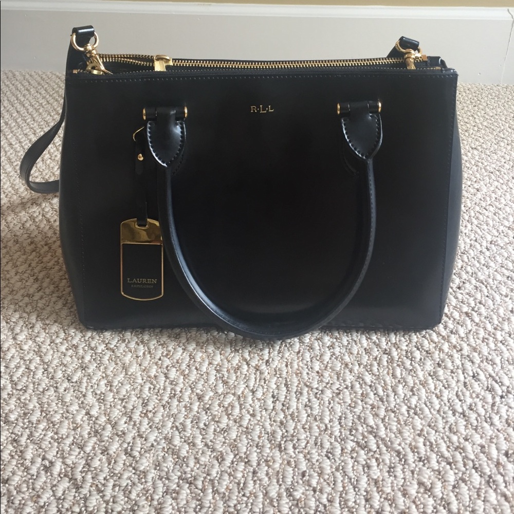 Black, Ralph Lauren purse