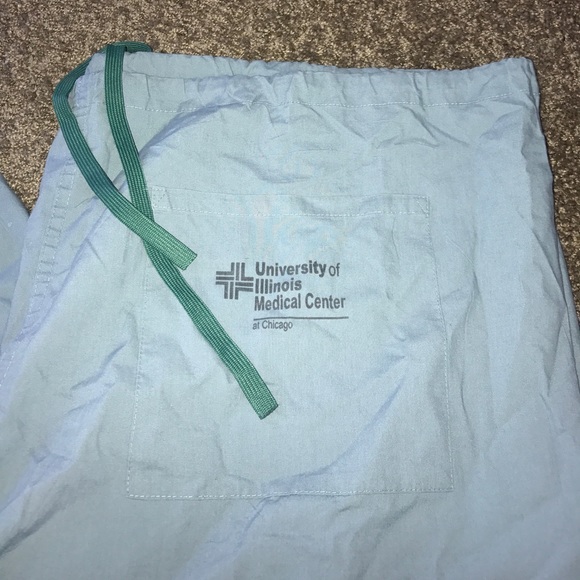 ❌SOLD❌University of Illinois Medical Scrub pants - Picture 2 of 4