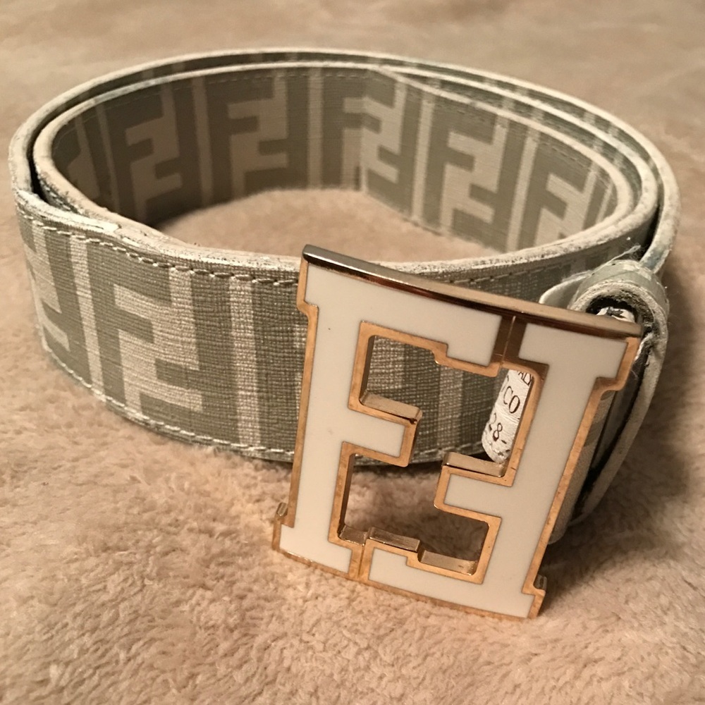 Fendi® Genuine Leather Belt