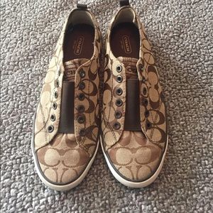 Coach slip on sneakers
