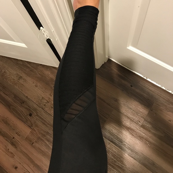 LAST LARGE! Black Comfy Moto Style Leggings - Picture 5 of 8