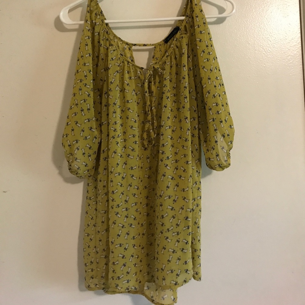 Blouse with dogs print 🐶