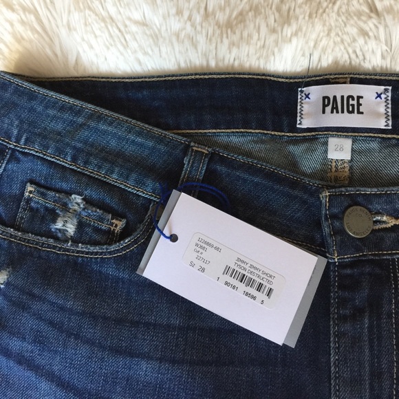 Paige Jimmy Jimmy Destructed Shorts - Picture 3 of 3