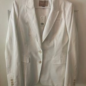 BR white blazer nwt