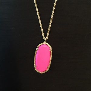 Pink Kendra Scott necklace