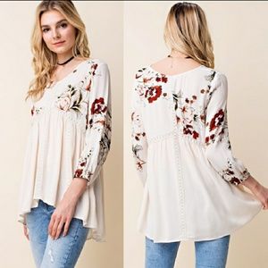 🔥LAST 1! Small floral print top