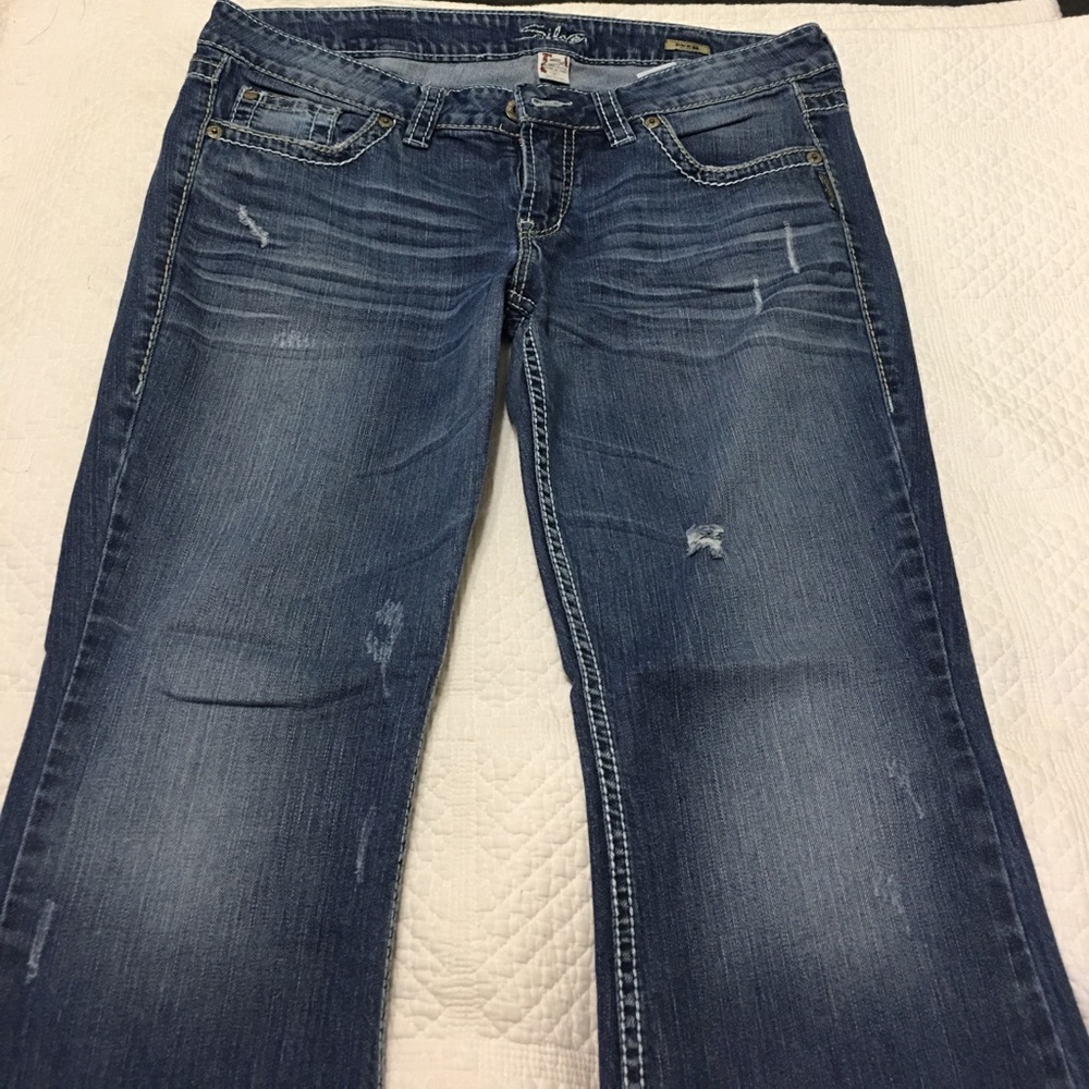 Silver jeans