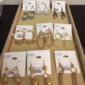 Bundled earrings 9 pairs