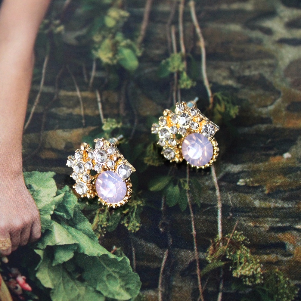 "Caroline" Earrings | Pink