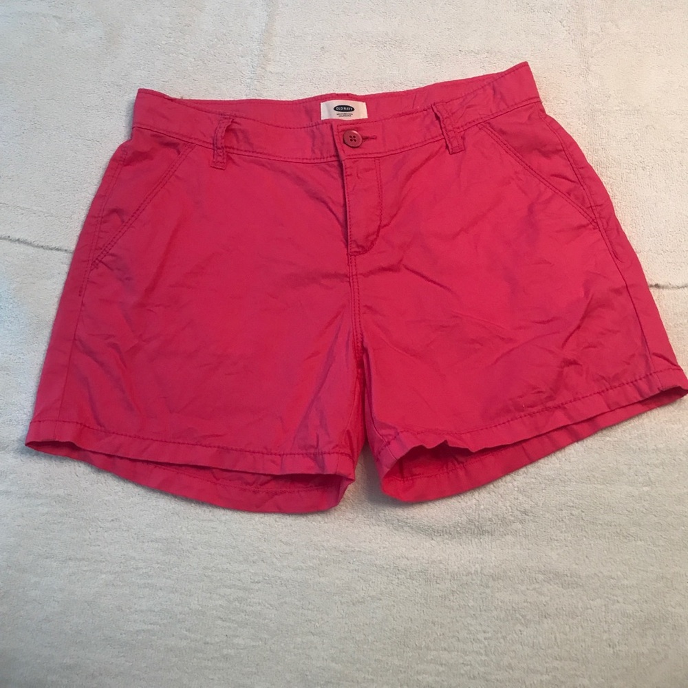 Old navy girls size 14 regular shorts . Pink