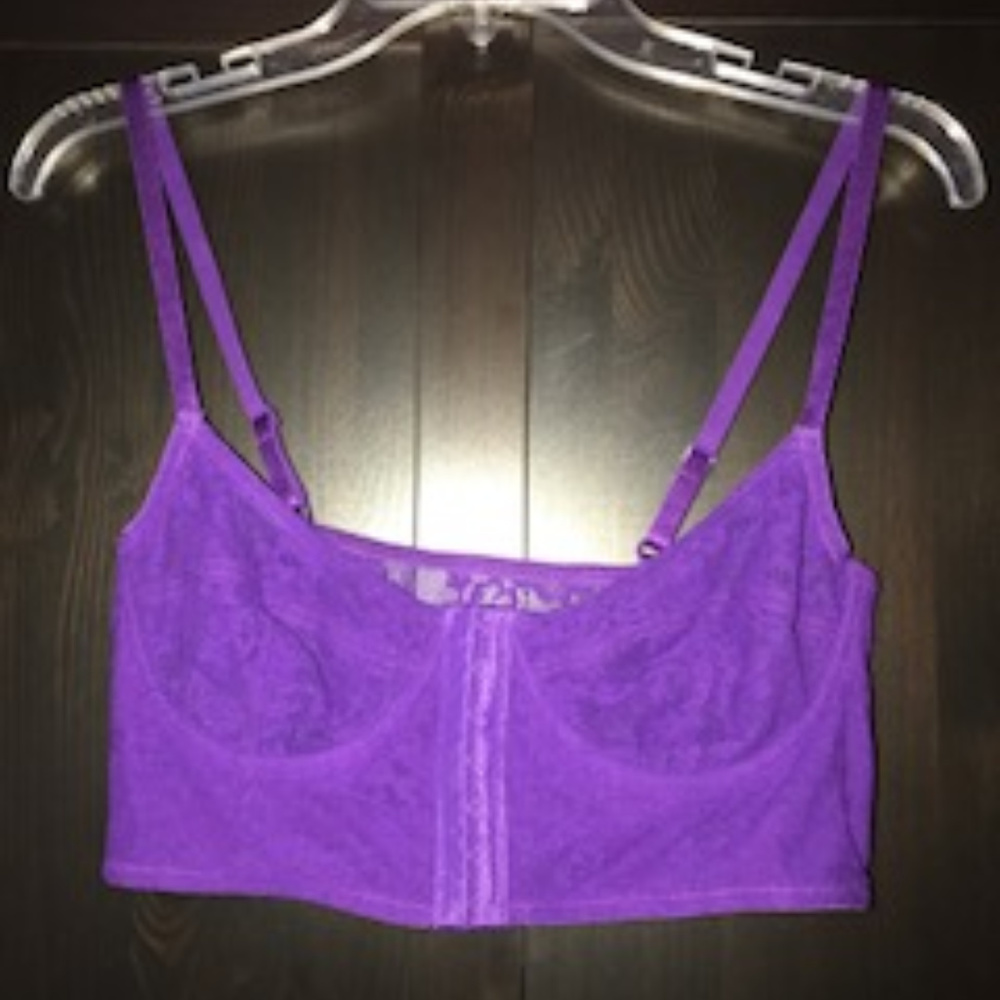 SOLD -- Free People Lace Bustier - Size M - Picture 1 of 5