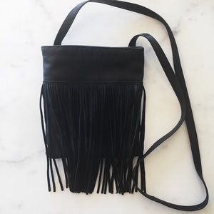 Leather Fringe Purse