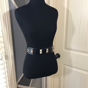 BEBE Nailhead Belt