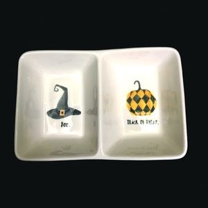 New Rae Dunn Halloween Dish. Boo Trick or Treat.