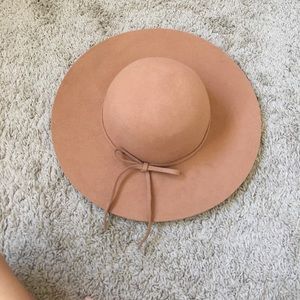 Camel colored floppy hat