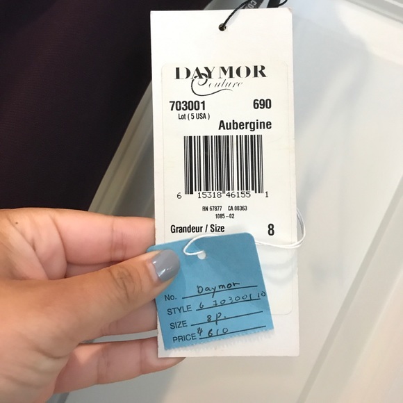 BRAND NEW Dark Purple Gown - Picture 4 of 6