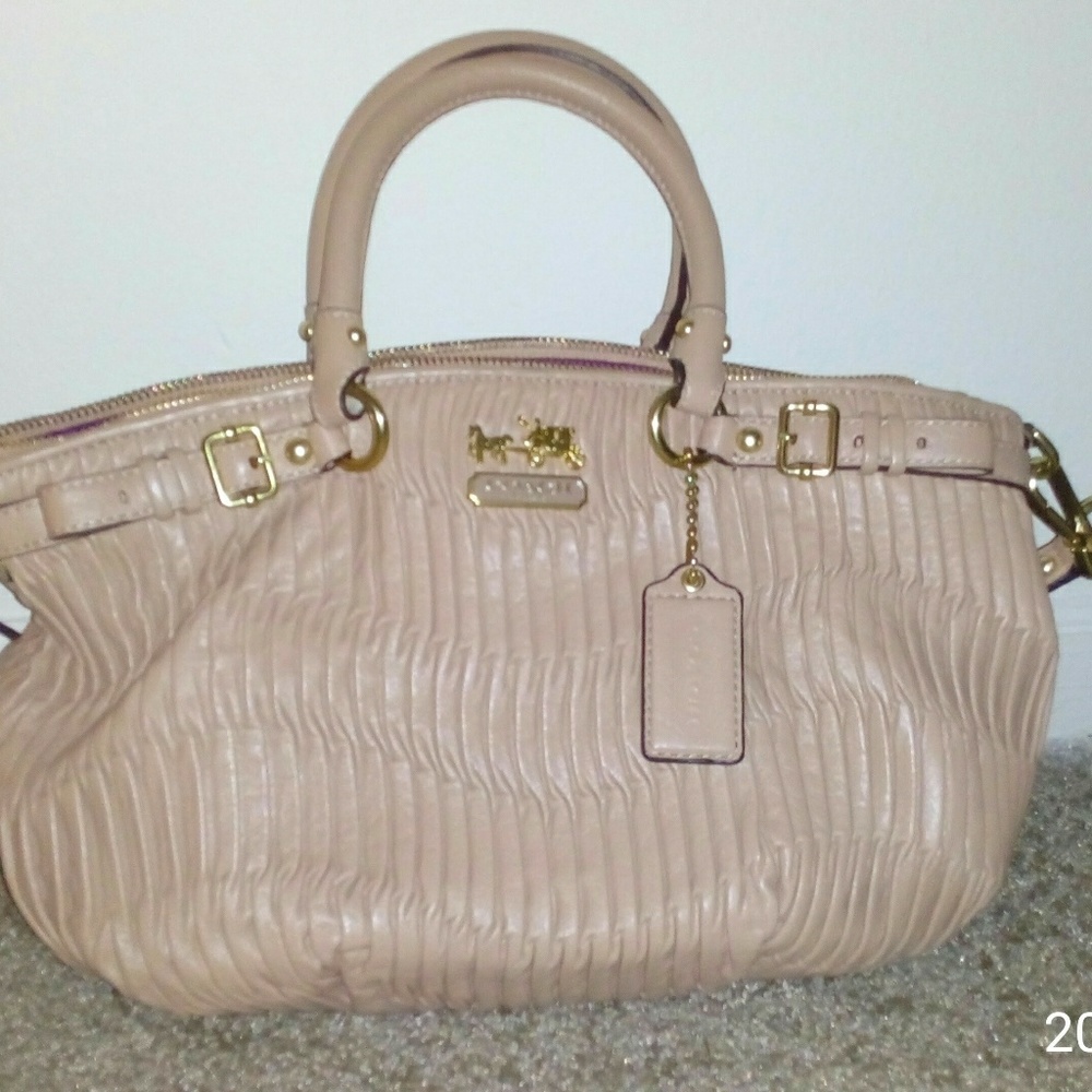 Coach Sophia Madison Gathered Leather