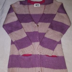 Girls Long Cozy Cardigan Size 10