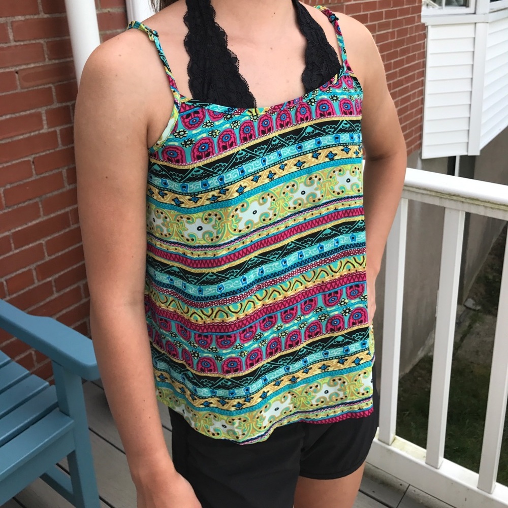 Patterned Tank Top